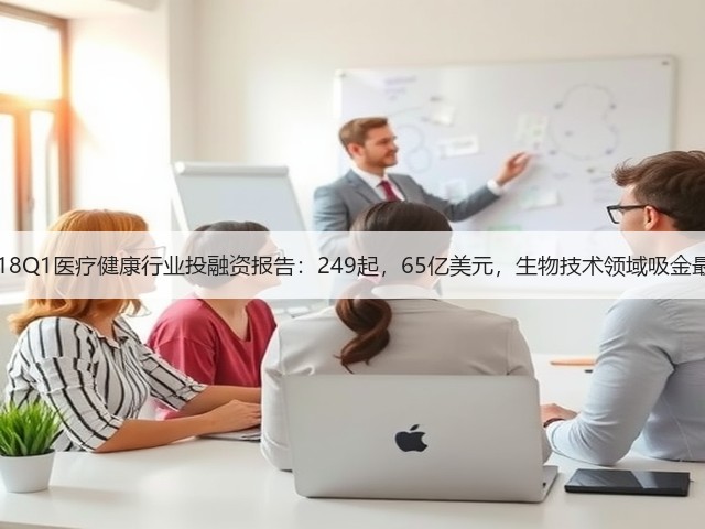 2018Q1医疗健康行业投融资报告：249起，65亿美元，生物技术领域吸金最多(图3)
