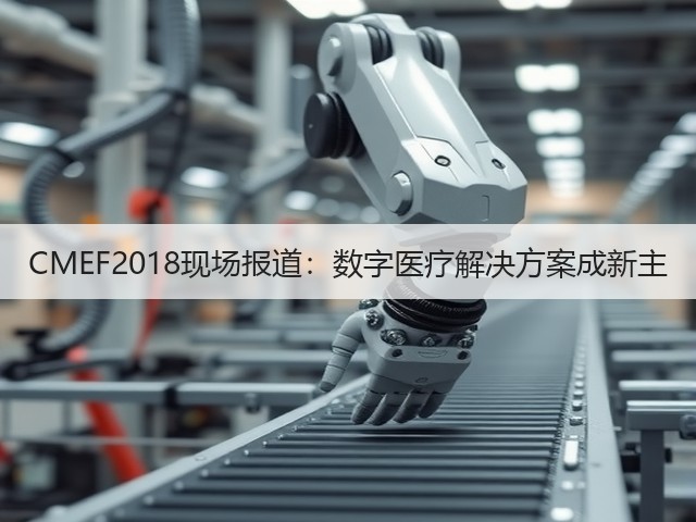 CMEF2018现场报道:数字医疗解决方案成新主(图3) CMEF2018现场报道:数字医疗解决方案成新主(图3)