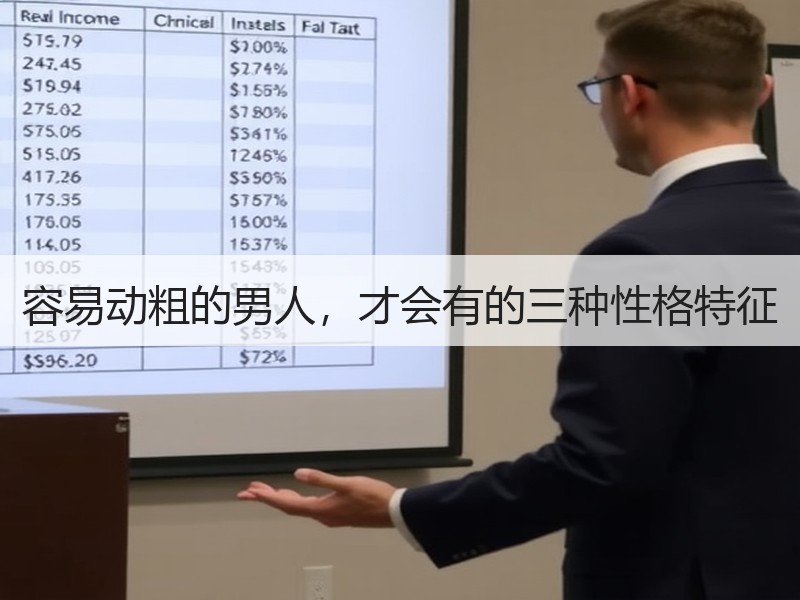 容易动粗的男人，才会有的三种性格特征