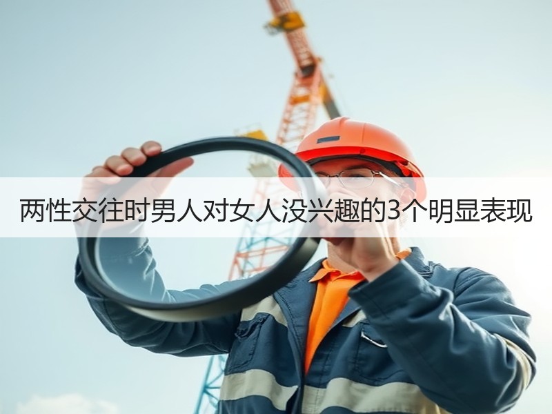 两性交往时男人对女人没兴趣的3个明显表现