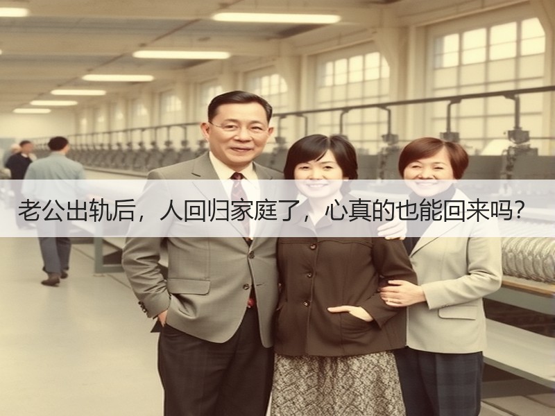 老公出轨后，人回归家庭了，心真的也能回来吗？