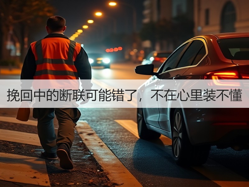 挽回中的断联可能错了，不在心里装不懂 - 安枢恋知心殿堂