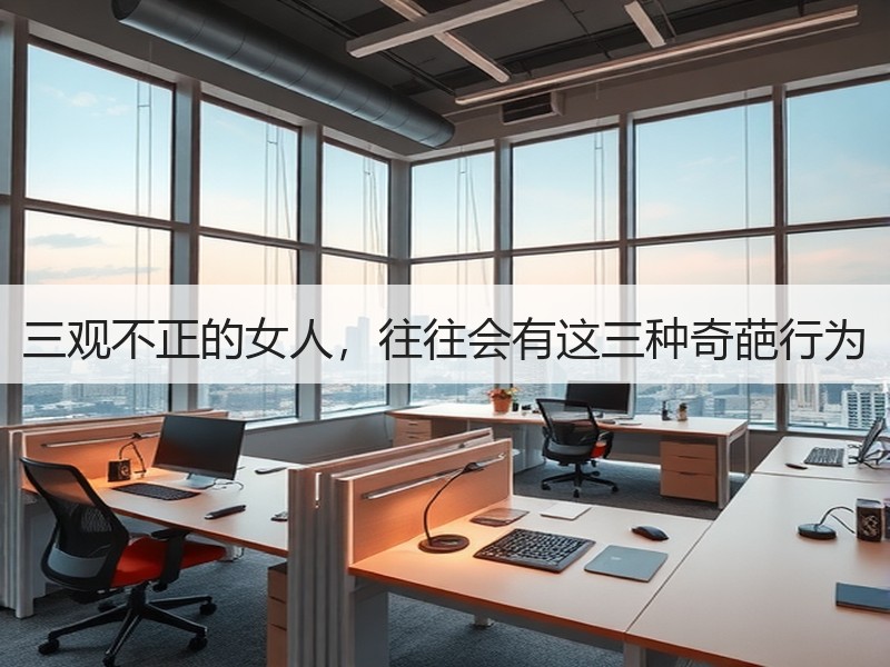 三观不正的女人，往往会有这三种奇葩行为
