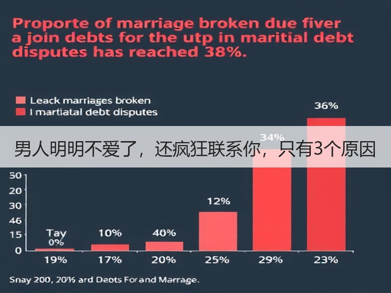 男人明明不爱了，还疯狂联系你，只有3个原因