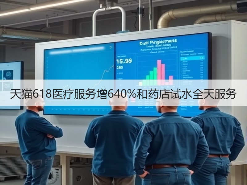 天猫618医疗服务增640%和药店试水全天服务