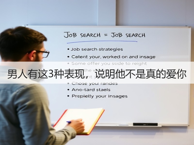男人有这3种表现，说明他不是真的爱你 - 安枢恋知心殿堂