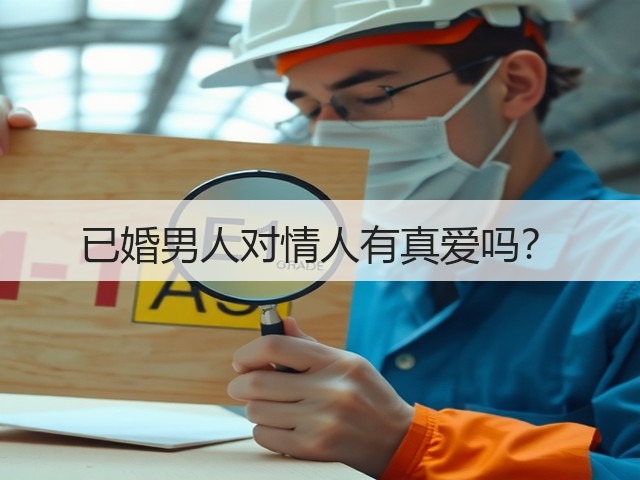 已婚男人对情人有真爱吗？(图1)