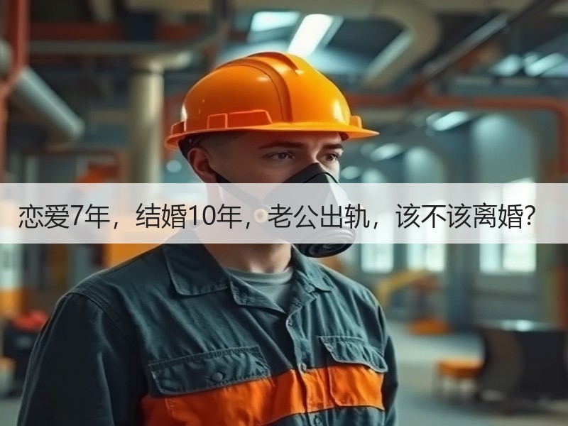 恋爱7年，结婚10年，老公出轨，该不该离婚？