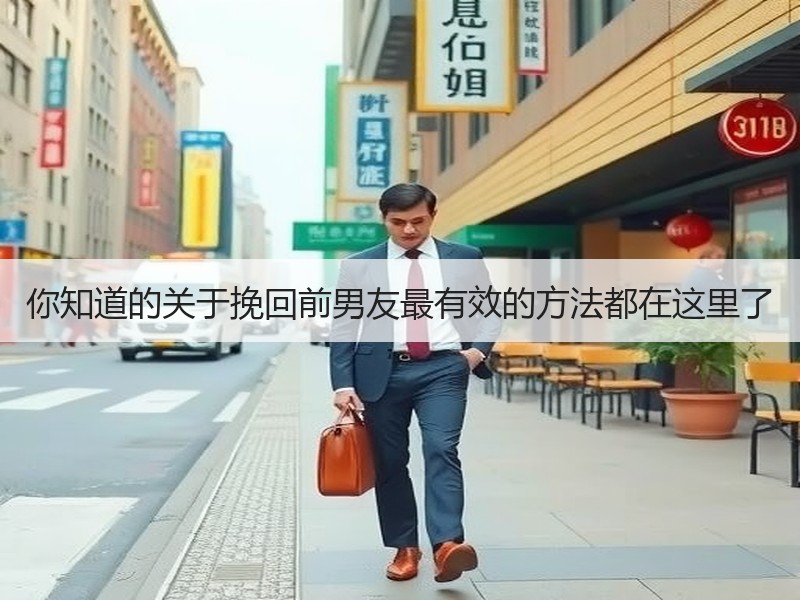 你知道的关于挽回前男友最有效的方法都在这里了