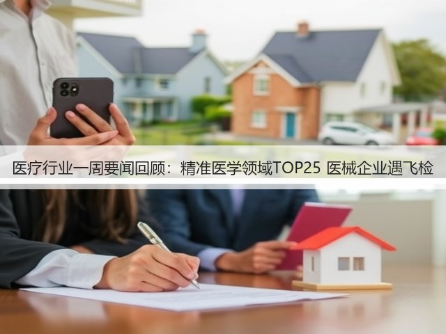 医疗行业一周要闻回顾：精准医学领域TOP25 医械企业遇飞检(图3)