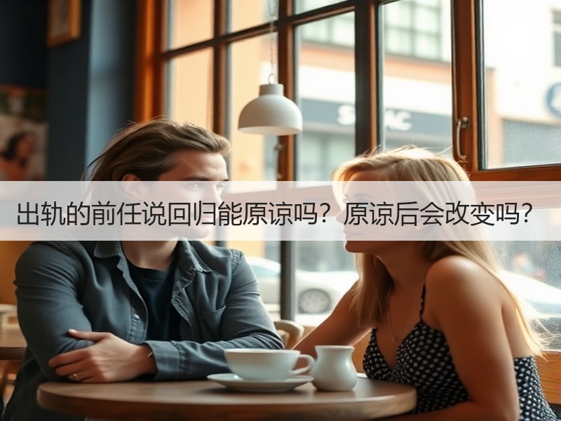出轨的前任说回归能原谅吗？原谅后会改变吗？