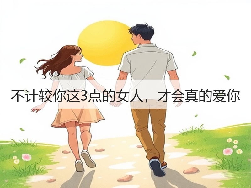 不计较你这3点的女人，才会真的爱你