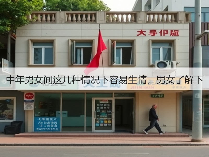 中年男女间这几种情况下容易生情,男女了解下