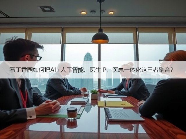 看丁香园如何把AI+人工智能、医生IP、医患一体化这三者融合？(图1)