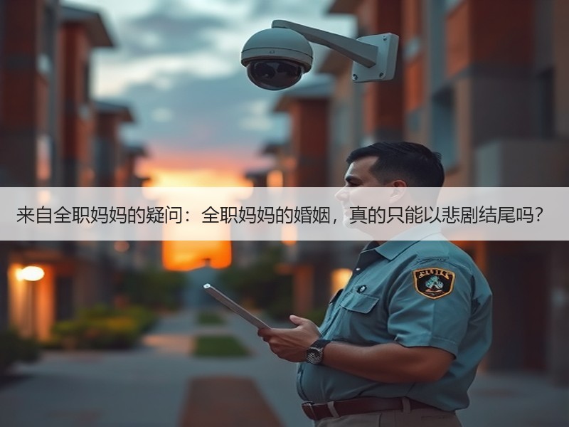 来自全职妈妈的疑问：全职妈妈的婚姻，真的只能以悲剧结尾吗？