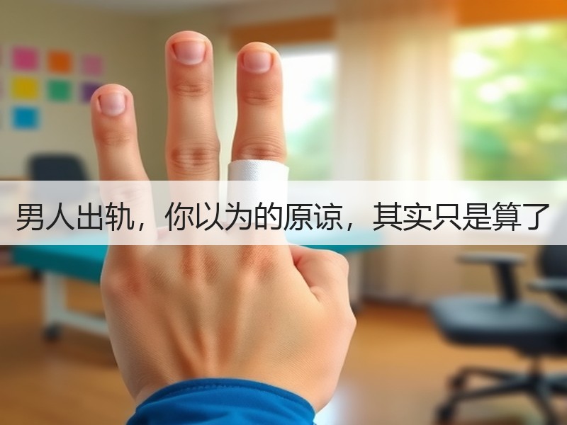 男人出轨，你以为的原谅，其实只是算了