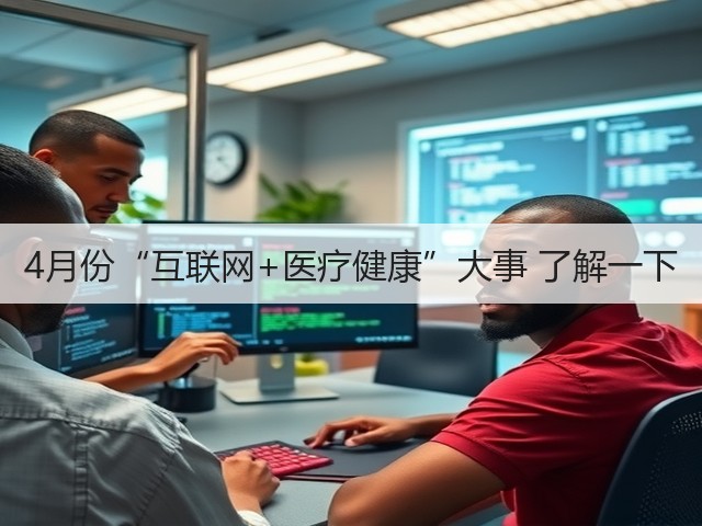 4月份“互联网+医疗健康”大事 了解一下(图3) 4月份“互联网+医疗健康”大事 了解一下(图3)