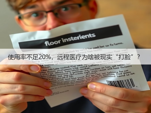 使用率不足20%，远程医疗为啥被现实“打脸”？(图1)