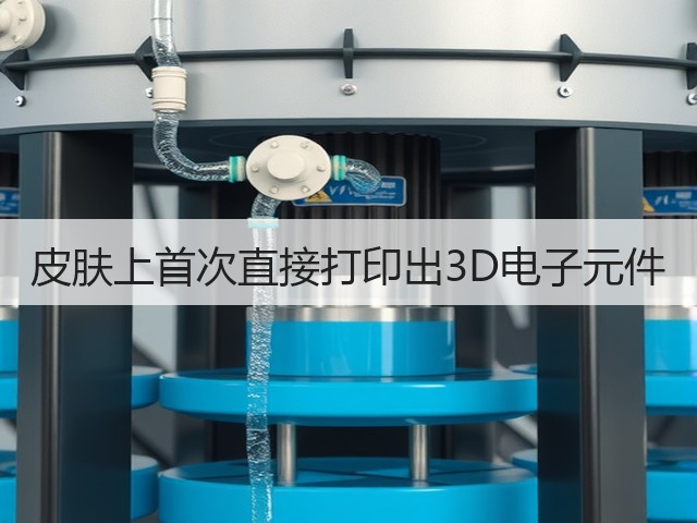 皮肤上首次直接打印出3D电子元件(图3)