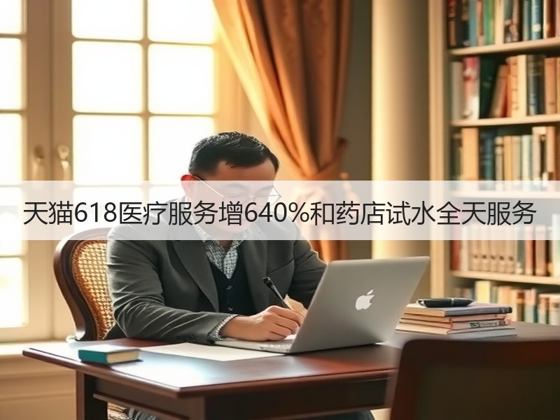 天猫618医疗服务增640%和药店试水全天服务