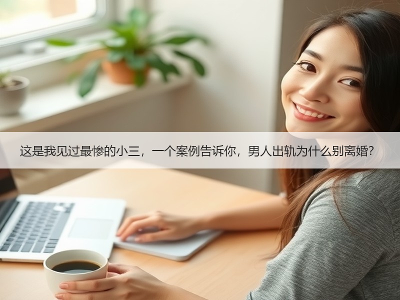 这是我见过最惨的小三,一个案例告诉你,男人出轨为什么别离婚?