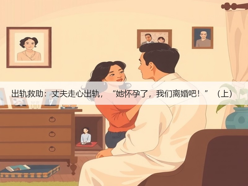 出轨救助：丈夫走心出轨，“她怀孕了，我们离婚吧！”（上）