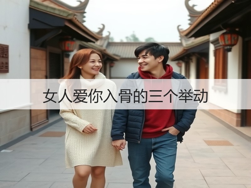 女人爱你入骨的三个举动