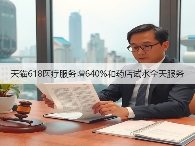 天猫618医疗服务增640%和药店试水全天服务(图3)