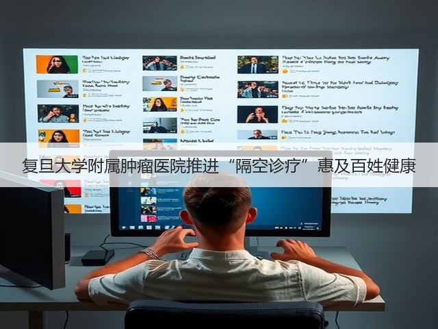 复旦大学附属肿瘤医院推进“隔空诊疗”惠及百姓健康(图1) 复旦大学附属肿瘤医院推进“隔空诊疗”惠及百姓健康(图1)