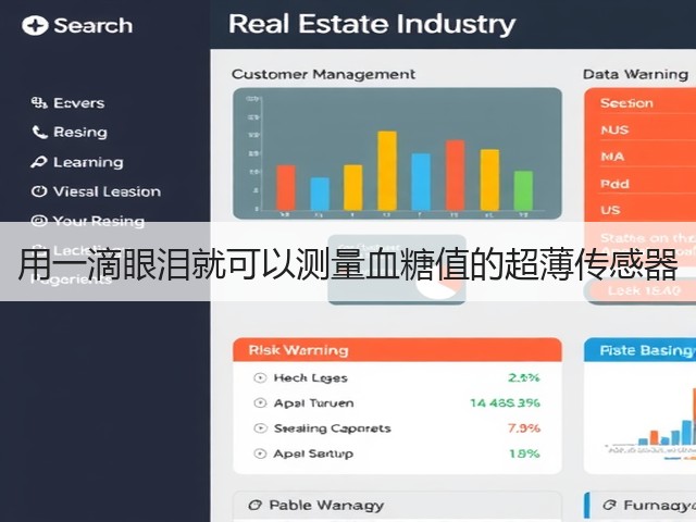 用一滴眼泪就可以测量血糖值的超薄传感器(图1)