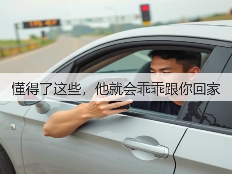 懂得了这些，他就会乖乖跟你回家