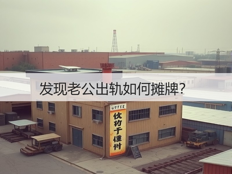 发现老公出轨如何摊牌？