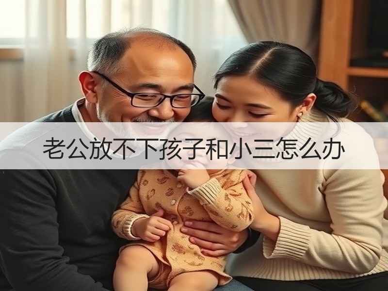 老公放不下孩子和小三怎么办