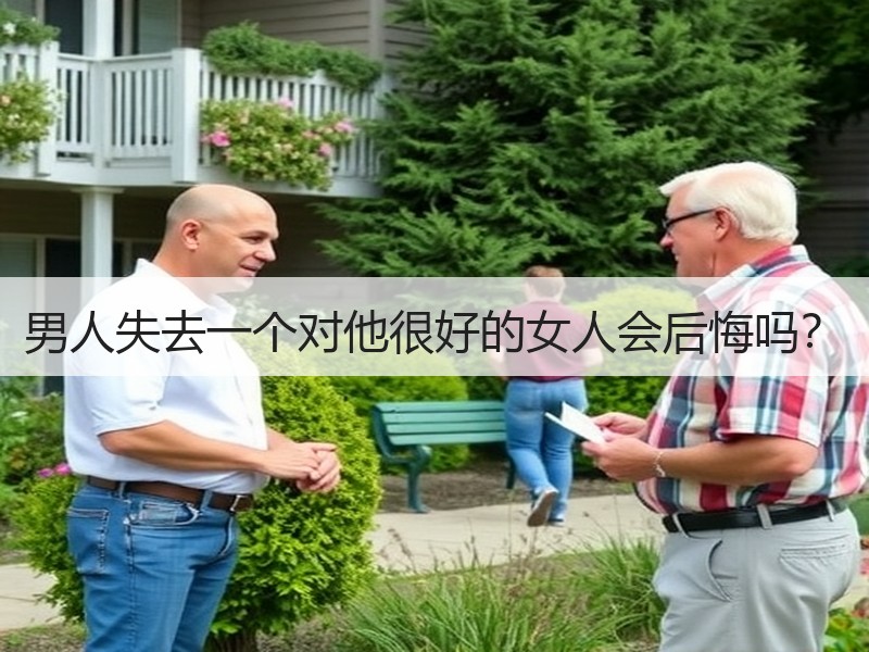 男人失去一个对他很好的女人会后悔吗?