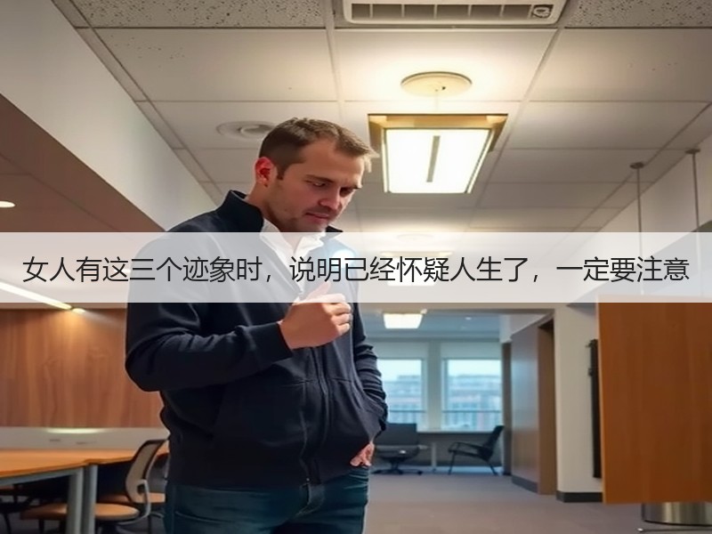 女人有这三个迹象时，说明已经怀疑人生了，一定要注意