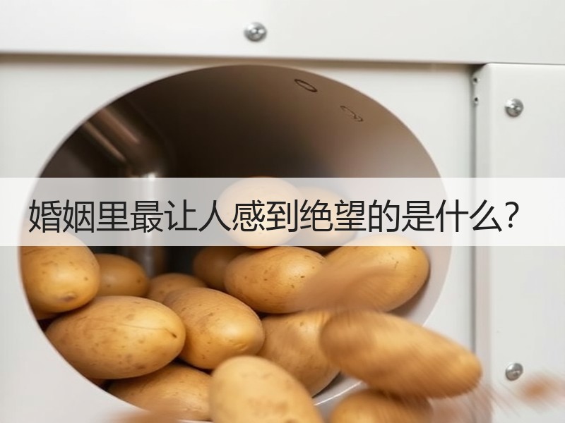 婚姻里最让人感到绝望的是什么？