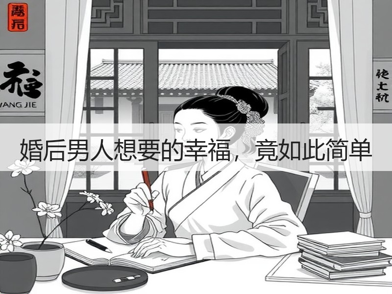 婚后男人想要的幸福，竟如此简单 - 安枢恋知心殿堂
