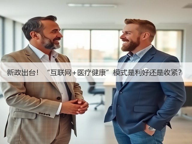 新政出台!“互联网+医疗健康”模式是利好还是收紧?(图3) 新政出台!“互联网+医疗健康”模式是利好还是收紧?(图3)