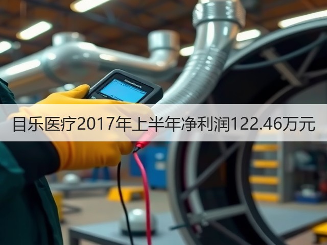目乐医疗2017年上半年净利润122.46万元(图1) 目乐医疗2017年上半年净利润122.46万元(图1)