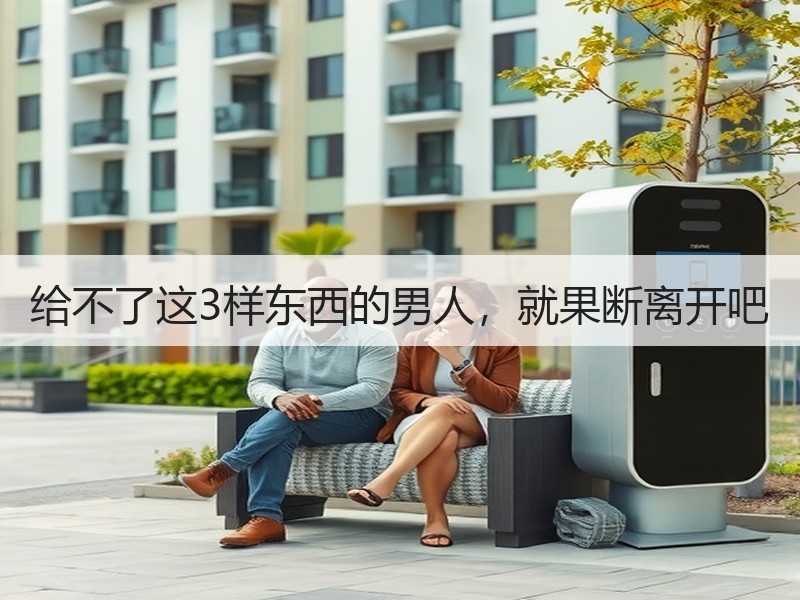 给不了这3样东西的男人，就果断离开吧