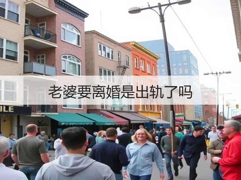 老婆要离婚是出轨了吗
