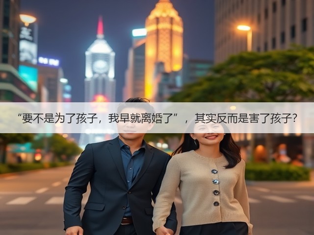 “要不是为了孩子,我早就离婚了”,其实反而是害了孩子?(图3) “要不是为了孩子,我早就离婚了”,其实反而是害了孩子?(图3)