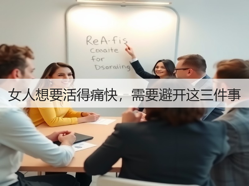 女人想要活得痛快，需要避开这三件事