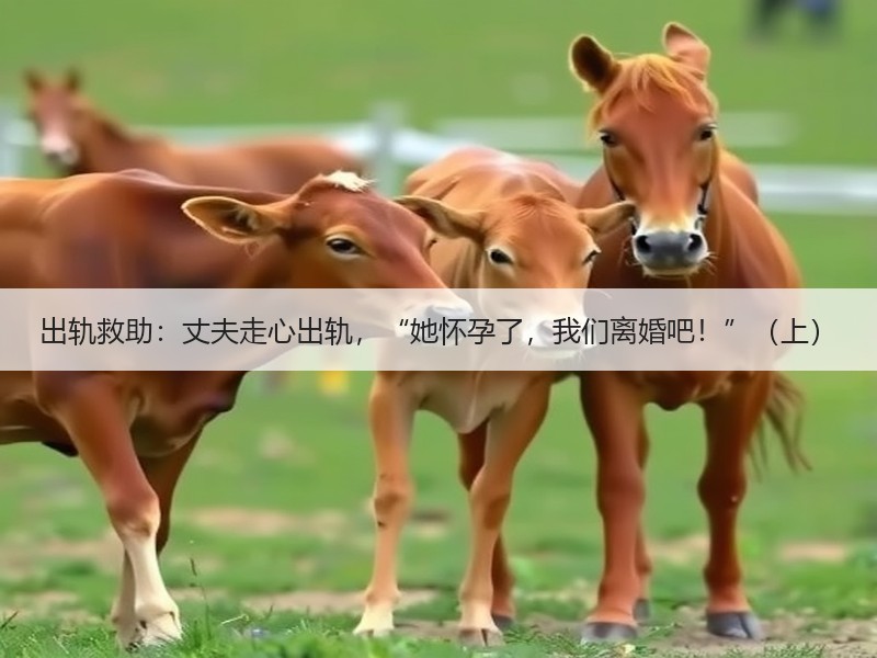 出轨救助：丈夫走心出轨，“她怀孕了，我们离婚吧！”（上）