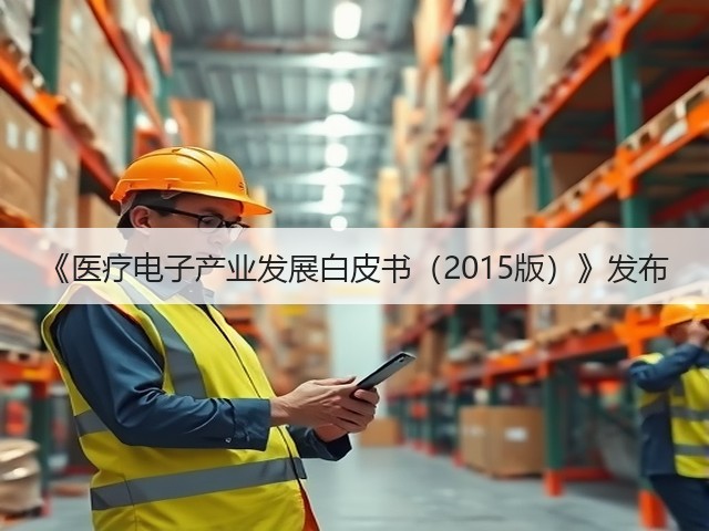 《医疗电子产业发展白皮书(2015版)》发布(图1) 《医疗电子产业发展白皮书(2015版)》发布(图1)