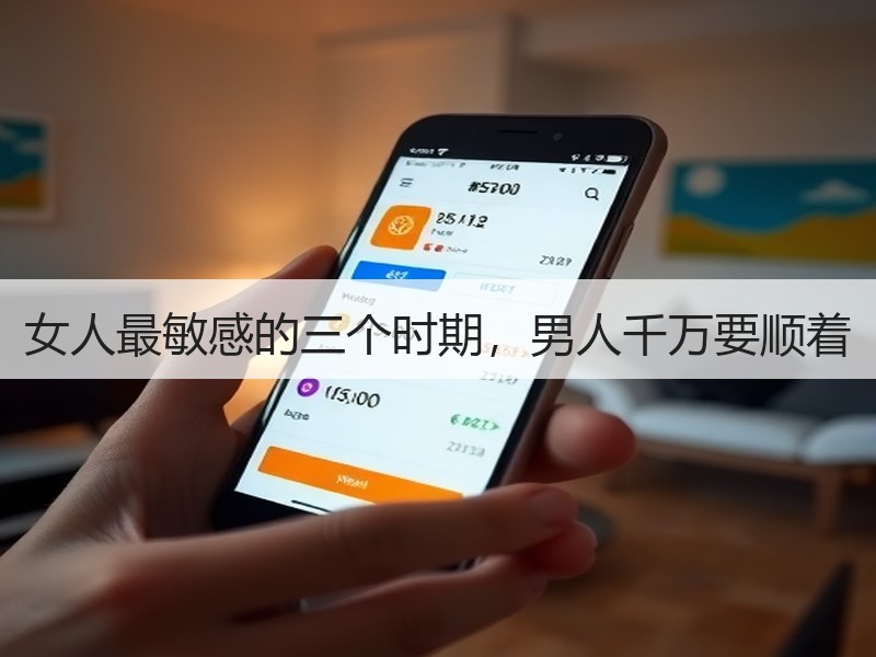 女人最敏感的三个时期，男人千万要顺着