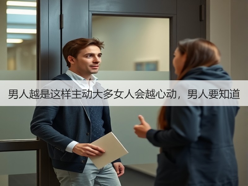 男人越是这样主动大多女人会越心动，男人要知道