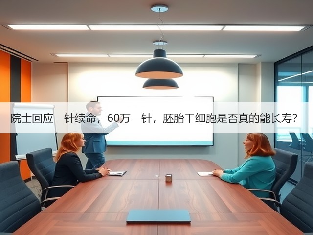 院士回应一针续命，60万一针，胚胎干细胞是否真的能长寿？(图3)
