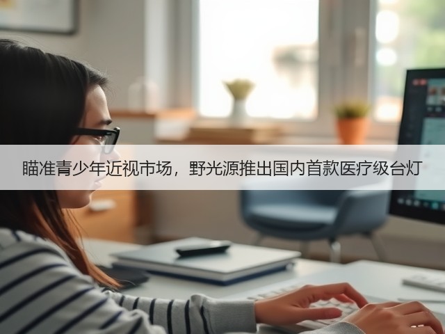 瞄准青少年近视市场,野光源推出国内首款医疗级台灯(图1) 瞄准青少年近视市场,野光源推出国内首款医疗级台灯(图1)