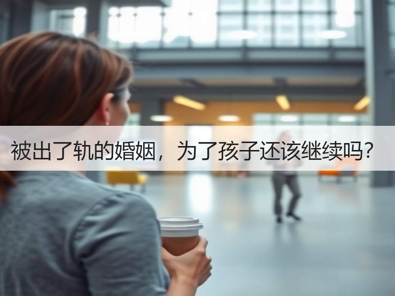 被出了轨的婚姻，为了孩子还该继续吗？